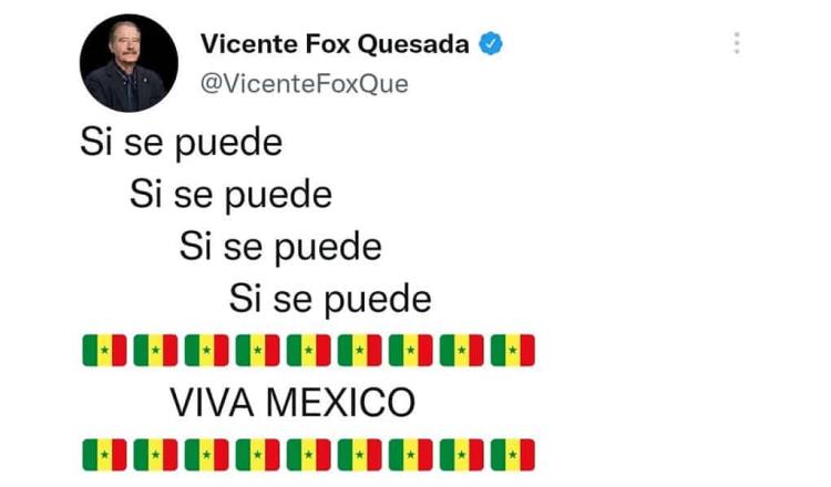 Confunde Fox bandera de México con la de Senegal al celebrar el rechazo a la Reforma Eléctrica