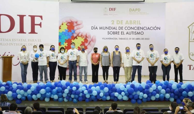 A eliminar prejuicios y procurar inclusión hacia personas con autismo, llama DIF Tabasco