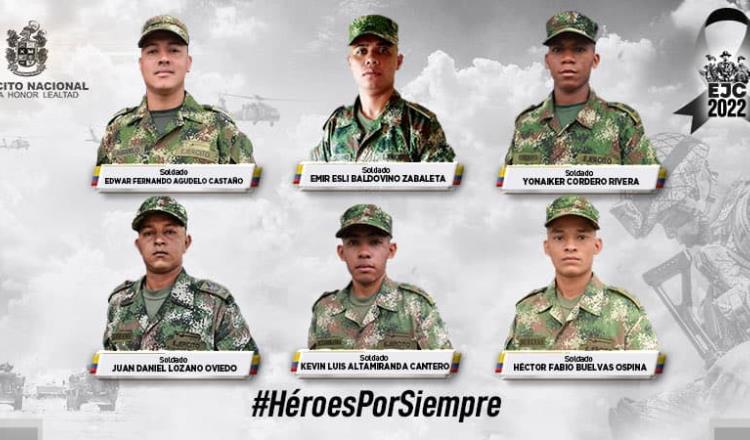Ataque terrorista en Colombia deja 6 militares muertos