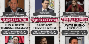 Morenistas siguen exhibiendo a diputados que votaron contra la Reforma Eléctrica