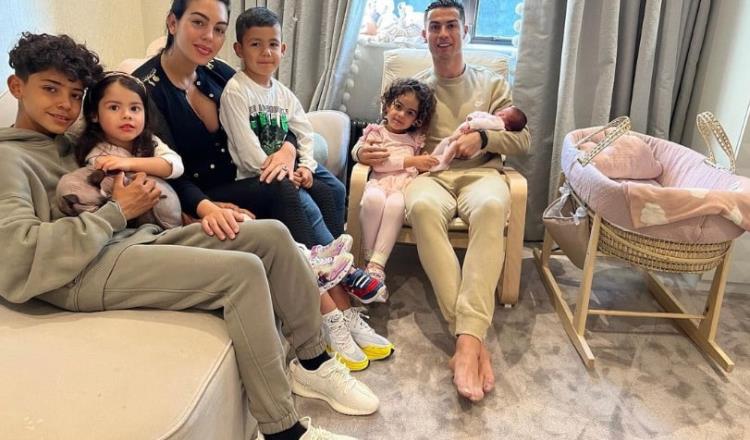 Georgina Rodríguez y la nueva hija de CR7 ya están en casa tras fallecer el otro mellizo