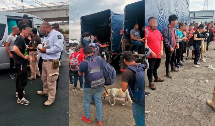 Aseguran a 330 migrantes en la autopista Puebla-Orizaba; “es un hecho histórico”: INM