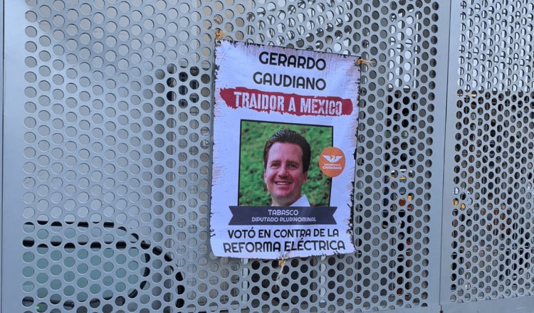 Gaudiano minimiza campaña de Morena en su contra; “los carteles están muy chicos”, dice