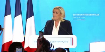 Califica Marine Le Pen como "histórico" el resultado de las elecciones en Francia