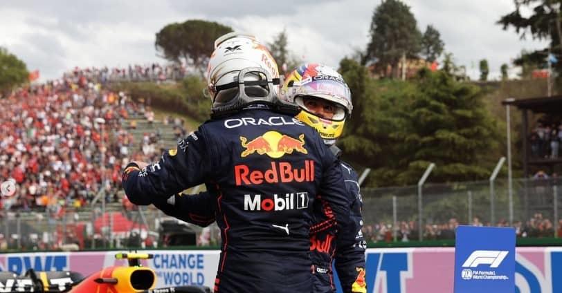 Verstappen y “Checo” Pérez hacen el 1-2 en el GP de Imola