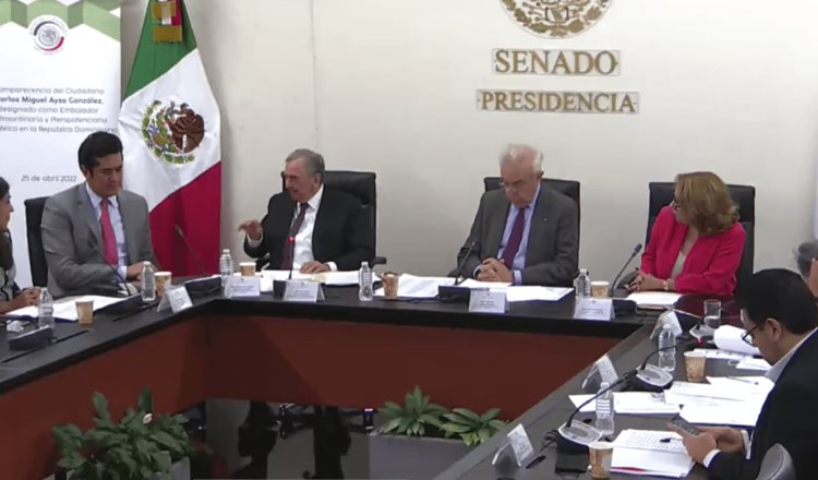 Ratifican en comisiones del Senado a Carlos Aysa como embajador de México en Dominicana