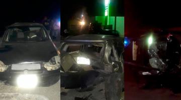 Abandonan autos siniestrados en carretera Frontera-Villahermosa