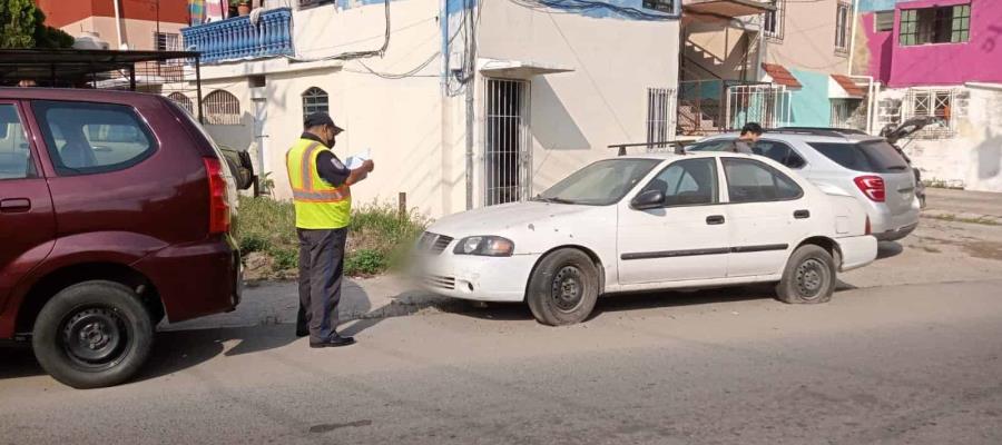 Retiran 88 vehículos chatarra e infraccionan a casi 100 conductores ebrios en mayo