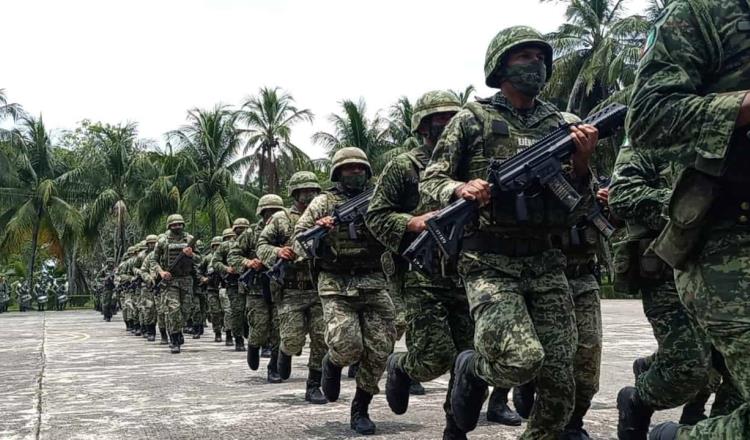 Más de 300 militares combatirán a la delincuencia organizada en la Chontalpa
