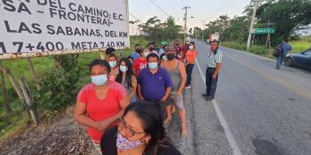 Ofrecen en Tamulté de las Sabanas disculpas a FGE; piden no eliminar la seguridad en la zona