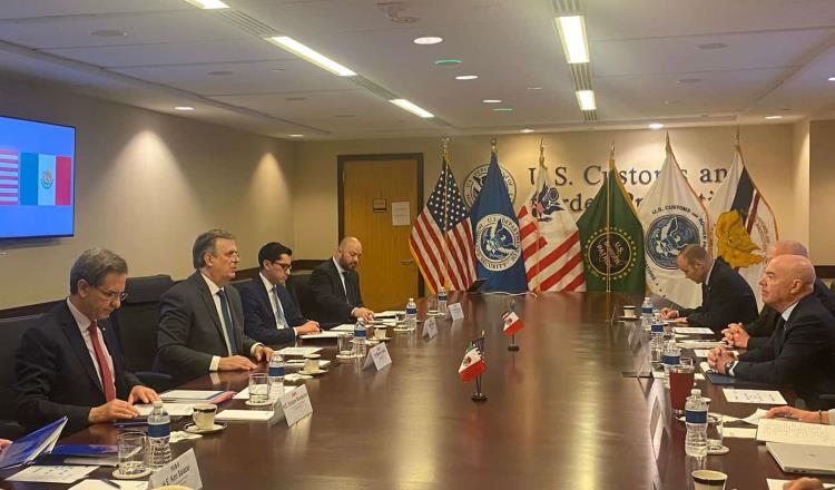 Se reúnen en Washington Marcelo Ebrard y el secretario de Seguridad de EE. UU.,  Alejandro Mayorkas