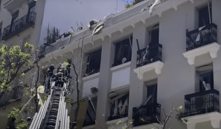Explosión en edificio de Madrid deja dos muertos y 18 heridos