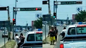 [VIDEO] Gaseros vs conductor en el Periférico de Villahermosa