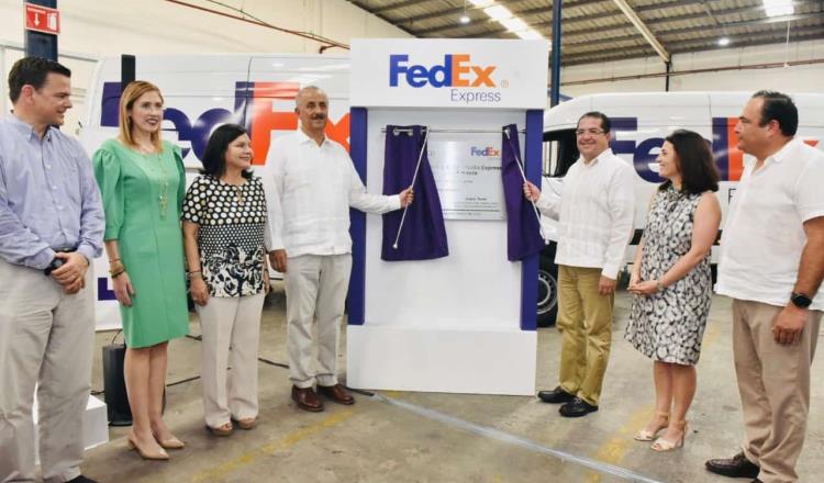 Inauguran estación de FedEx en Villahermosa, generará 126 empleos directos