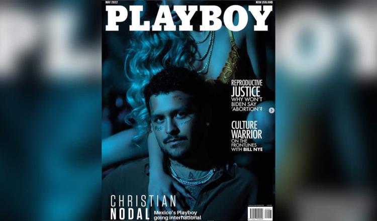 Christian Nodal sorprende a fans, es portada de Playboy
