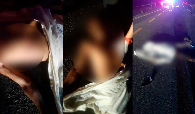 Atropellan a hombre que intentaba cruzar la carretera Villahermosa-Macuspana