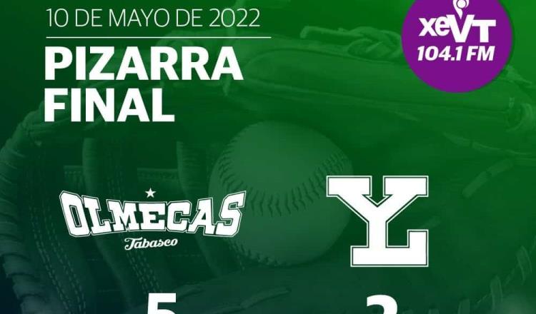 ¡Se llevan la serie! Olmecas vence 5-2 a Leones de Yucatán