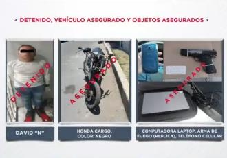 Detienen a sujetos que le robaron laptop a estudiante en asalto en Ecatepec