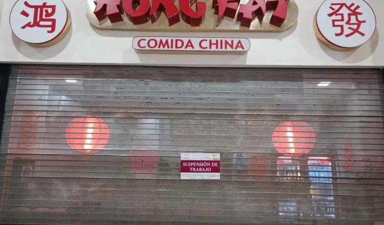 Suspende Salud actividades a dos restaurantes de comida china por operar en condiciones insalubres