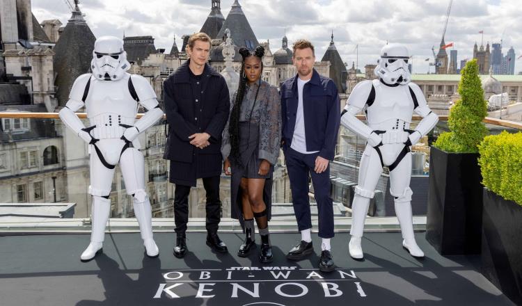 Obi-Wan Kenobi y Darth Vader juntos en Londres para promocionar la serie
