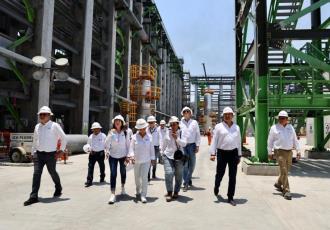 Diputados y senadores están contentos con la refinería "Olmeca", dice Rocío Nahle