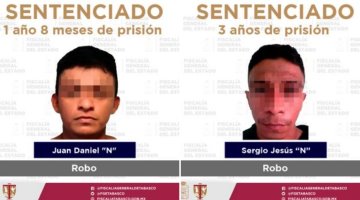 Condenan a cuatro sujetos a 22 años de prisión en conjunto