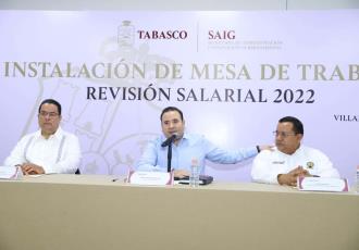 Inician Gobierno de Tabasco y SUTSET revisión salarial 2022