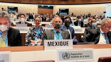 Representa López-Gatell a México en la 75 Asamblea Mundial de la OMS