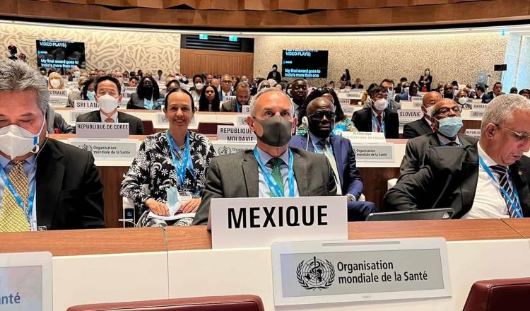 Representa López-Gatell a México en la 75 Asamblea Mundial de la OMS
