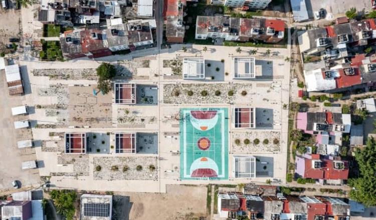 Nominan “parque INFONAVIT” realizado por Sedatu en Cárdenas… a premio internacional de arquitectura