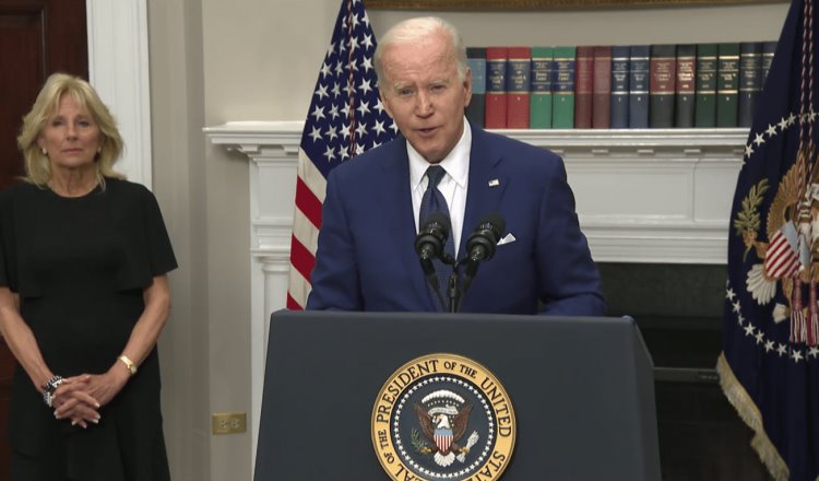 “Estoy harto”, dice Biden tras masacre en Texas; exige actuar para regular las armas