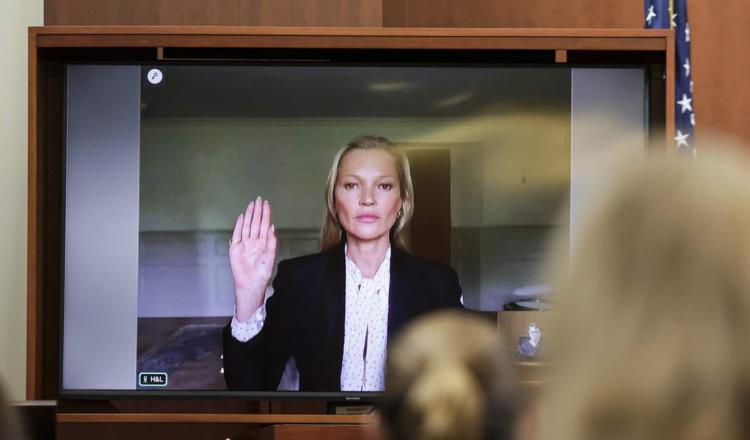 Kate Moss testifica en el juicio de Johnny Depp y Amber Heard