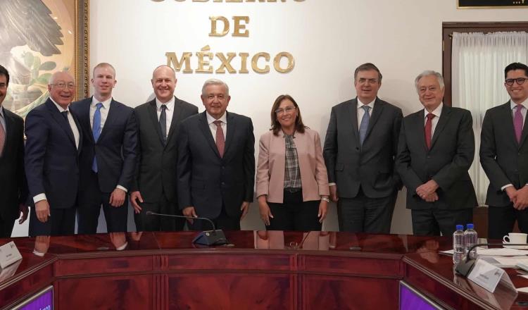 Se reúne Obrador con empresarios de EE. UU. del sector energético