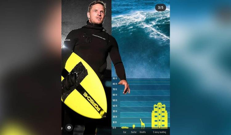 Sebastian Steudtner bate récord de la ola más grande del mundo