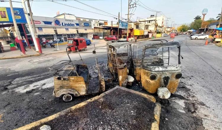 Incendio de pochimòviles en Indeco no fue provocado; estaban haciendo carreritas: ALMOTAB