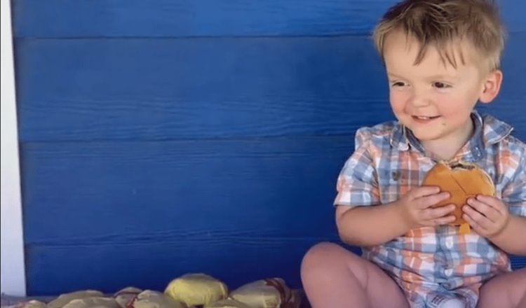Niño de dos años sorprende a sus padres; pidió por teléfono 31 hamburguesas