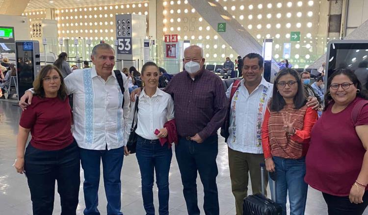 Adán Augusto y Sheinbaum van de gira para apoyar a candidatos de Morena, ahora en Aguascalientes  