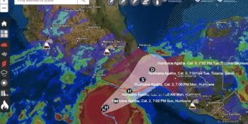 Huracán Agatha alcanzaría categoría 3 este lunes: Conagua