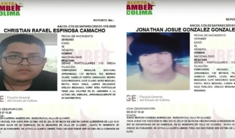 Hallan sin vida a 2 adolescentes desaparecidos en Colima