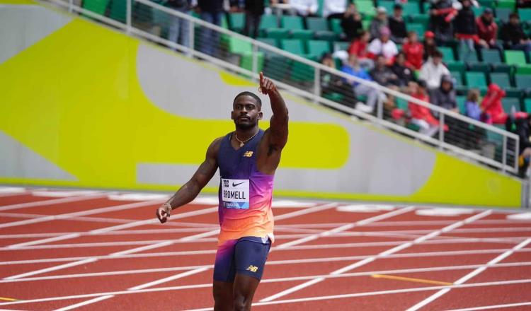 Trayvon Bromell se impuso en los 100 metros de la Diamond League de Eugene