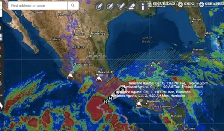 Por “Agatha”, cierran puertos de Oaxaca, Chiapas y Guerrero