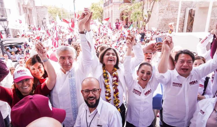 Defiende Adán Augusto participación en cierres de campaña de candidatos de Morena