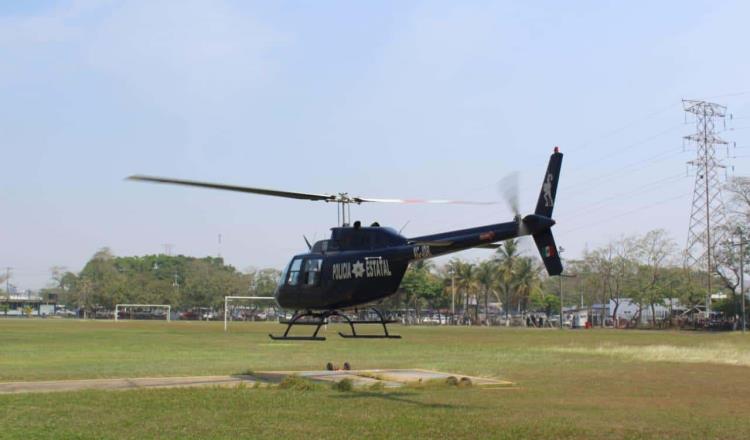 Helicóptero de SSPC está “parado” por falta de una pieza, reporta HBR