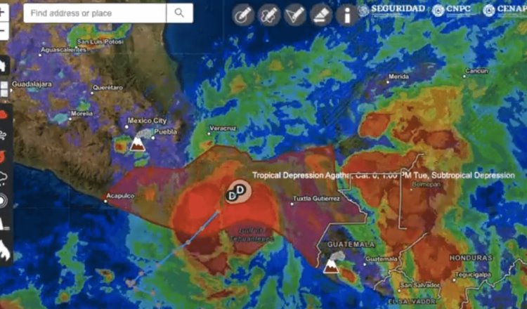 Se debilita Agatha a depresión tropical