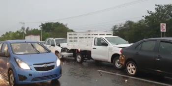 ¡Martes caótico! Lluvia deja 12 choques en Centro... y sus inmediaciones