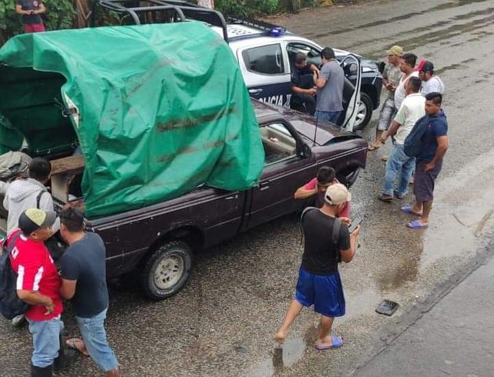 Choque en Cunduacán deja 3 heridos