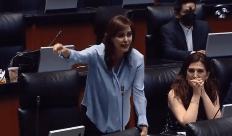 [VIDEO] Llama Lilly Téllez “Changoleón” a Noroña y priista lo reta a golpes en el Congreso