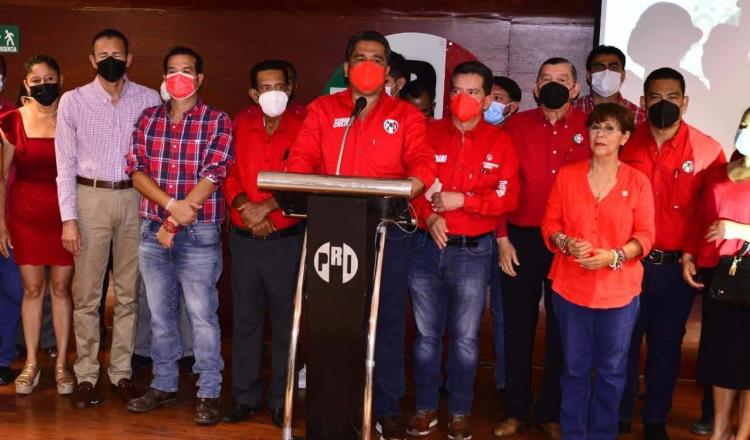 Respalda Dirigencia en Tabasco a “Alito” Moreno; ‘al PRI no lo van a callar ni a intimidar’