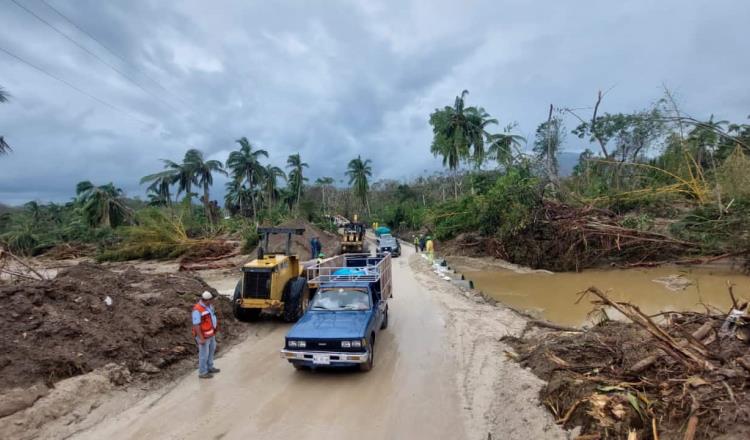 13 puentes afectados y 240 caminos con deslaves, saldo final de Agatha, reporta SICT