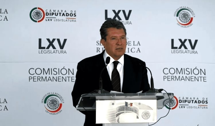 Ve Ricardo Monreal que MC se sumará a la alianza ‘Va por México’ por “supervivencia” en 2024
